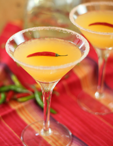 Bare Red Chili Martini